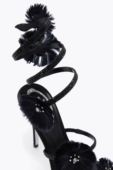 JOLENE BLACK SANDAL 100