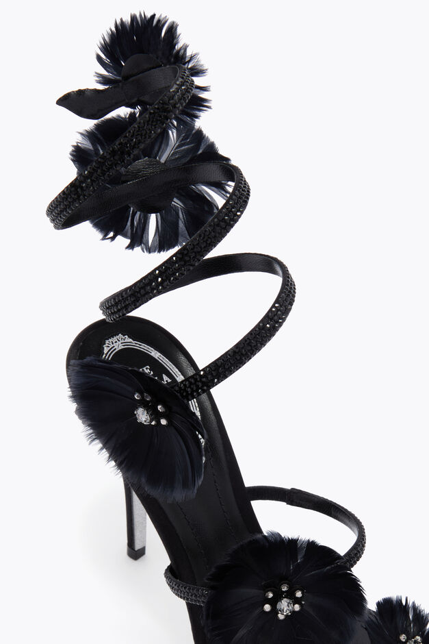 JOLENE BLACK SANDAL 100