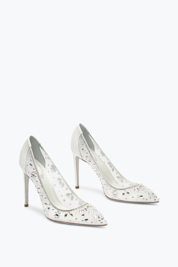 Cinderella White Pump 105