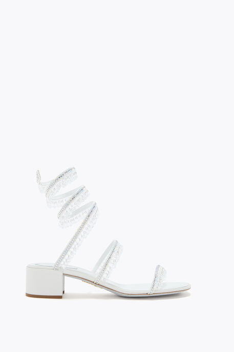 CHANDELIER WHITE SANDAL 40