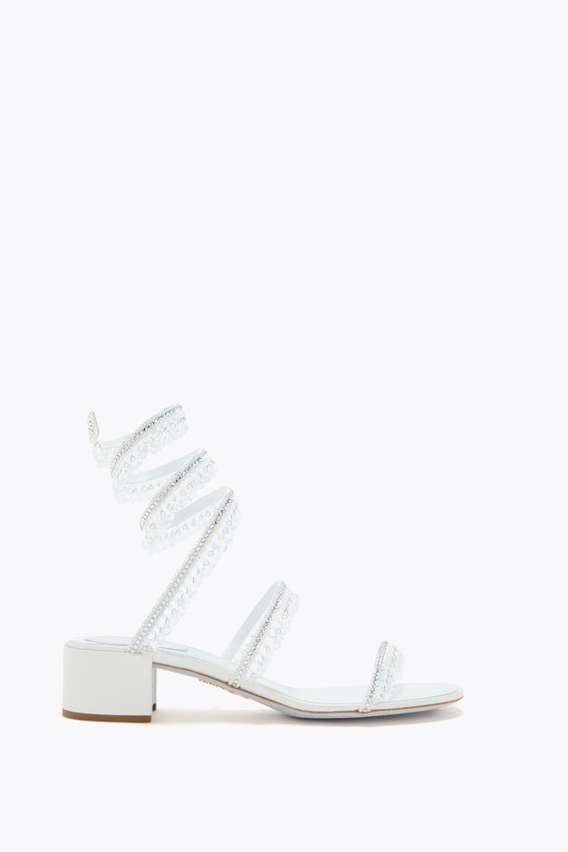 CHANDELIER WHITE SANDAL 40