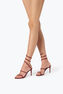 CLEO BURGUNDY AYERS LEATHER SANDAL 80
