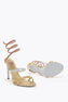 BRAID CLEO GOLD SATIN/AURUM-ROSE GOLD MULTI ST SANDAL