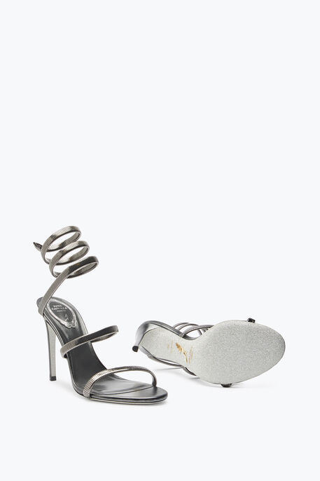 Juniper Gunmetal Sandal 105 Sandals in Gray for Women | Rene Caovilla®