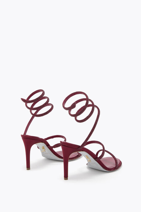 CLEO BURGUNDY SANDAL 80 CLEO BURGUNDY SANDAL 80