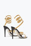 TRIGOLD CLEO BLACK-GOLD SANDAL 105