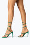 Cleo Emerald Green Sandal With Crystals 105