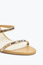 Cleo Crystal Gold Sandal 105