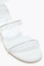 CHANDELIER WHITE SANDAL 40