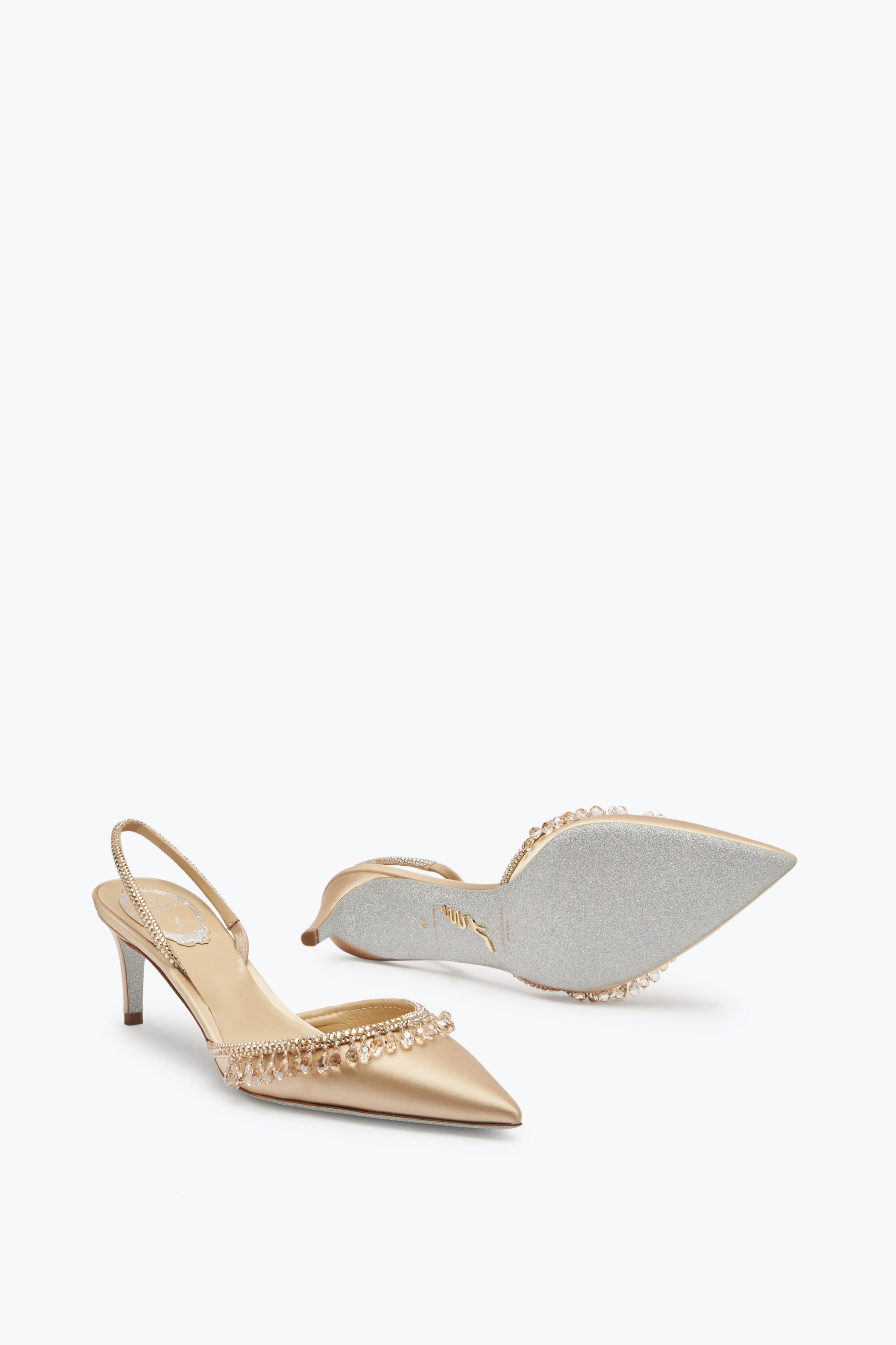 Champagne slingback shoes outlet