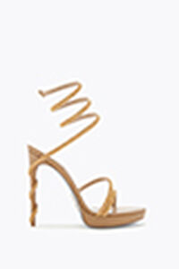 MARGOT HONEY PLATFORM SANDAL 120