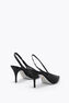 JINNY BLACK NET-TULLE/JET STRASS SLINGBACK