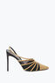 Emily Black And Gold Pump 105