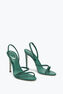 Irina Crystal Emerald Green Sandal 105