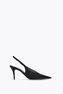 JINNY BLACK NET-TULLE/JET STRASS SLINGBACK