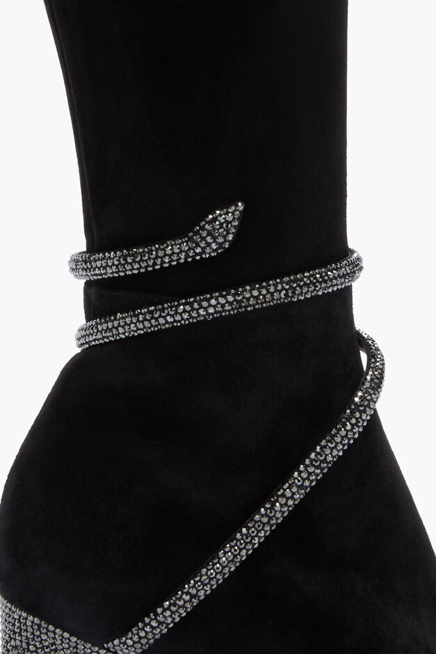 CLEO BLACK SUEDE BOOT 80