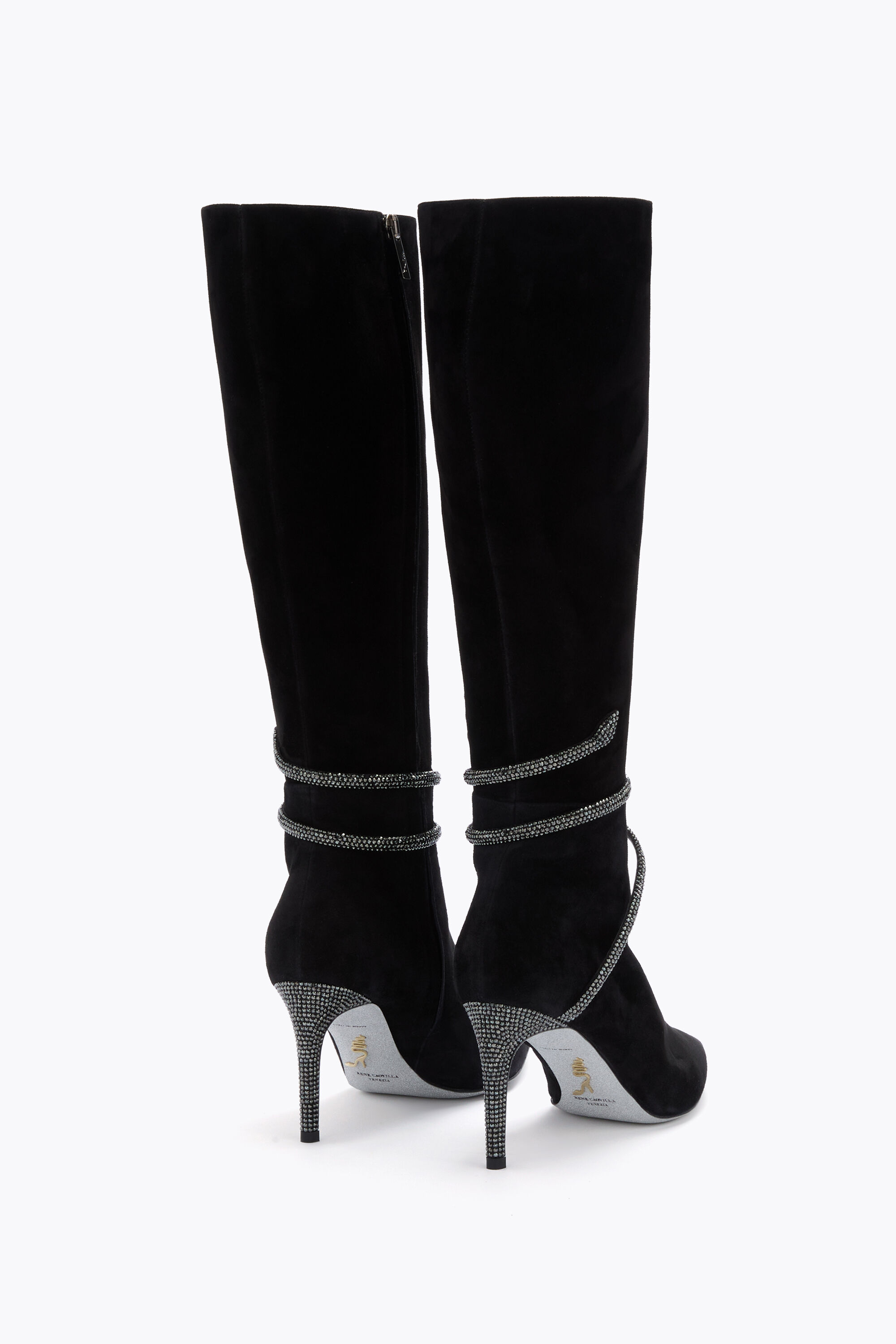 Jeweled ankle boots with heels | Rene Caovilla®