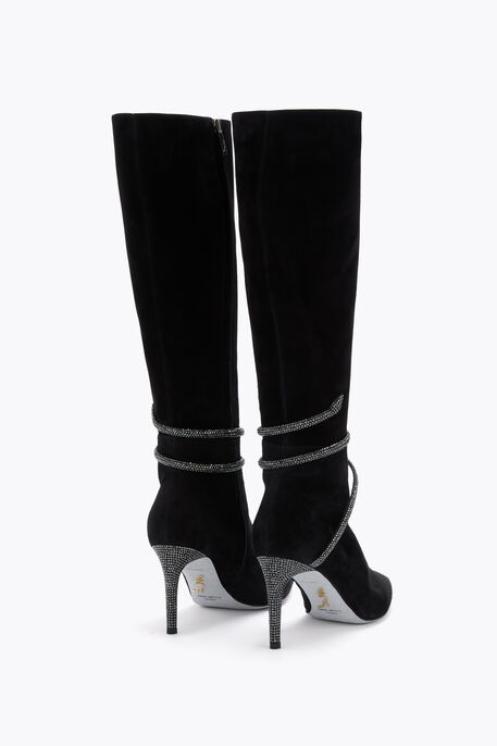 CLEO BLACK SUEDE BOOT 80