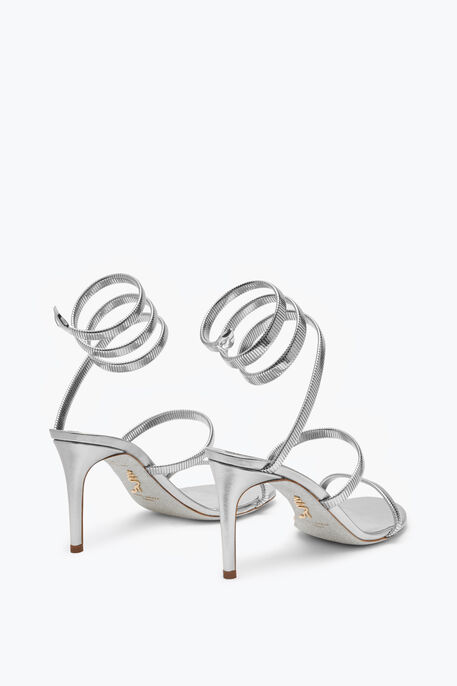 JUNIPER METALLIC SILVER SANDAL 80 JUNIPER METALLIC SILVER SANDAL 80