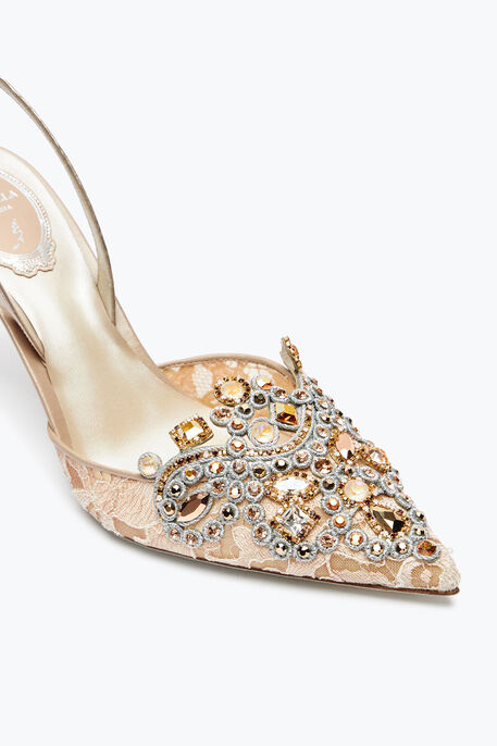 VENEZIANA CHAMPAGNE SLINGBACK 80