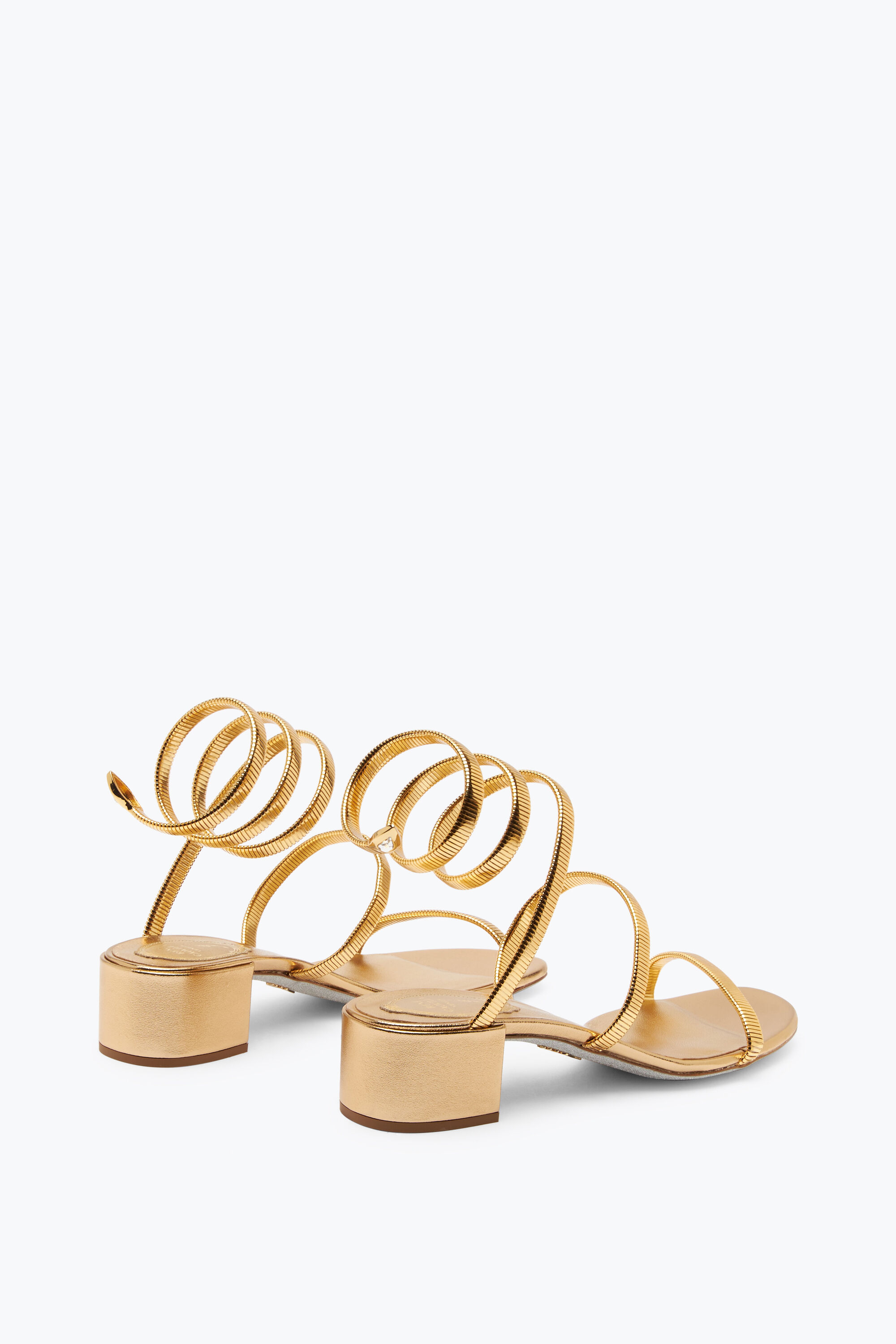 Jeweled Juniper Metallic Gold Sandal 40 | Rene Caovilla® Jeweled Juniper Metallic Gold Sandal 40 | Rene Caovilla®