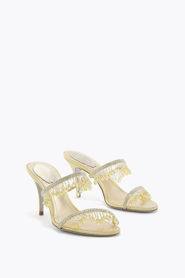 JAHANARA BUTTER YELLOW MULE 80