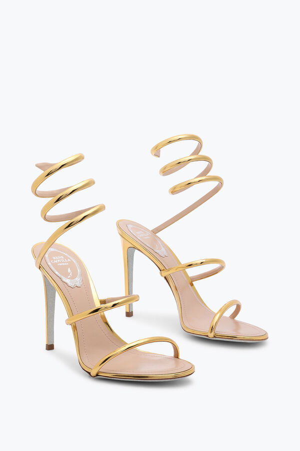 Cleo Metallic Gold Sandal 105