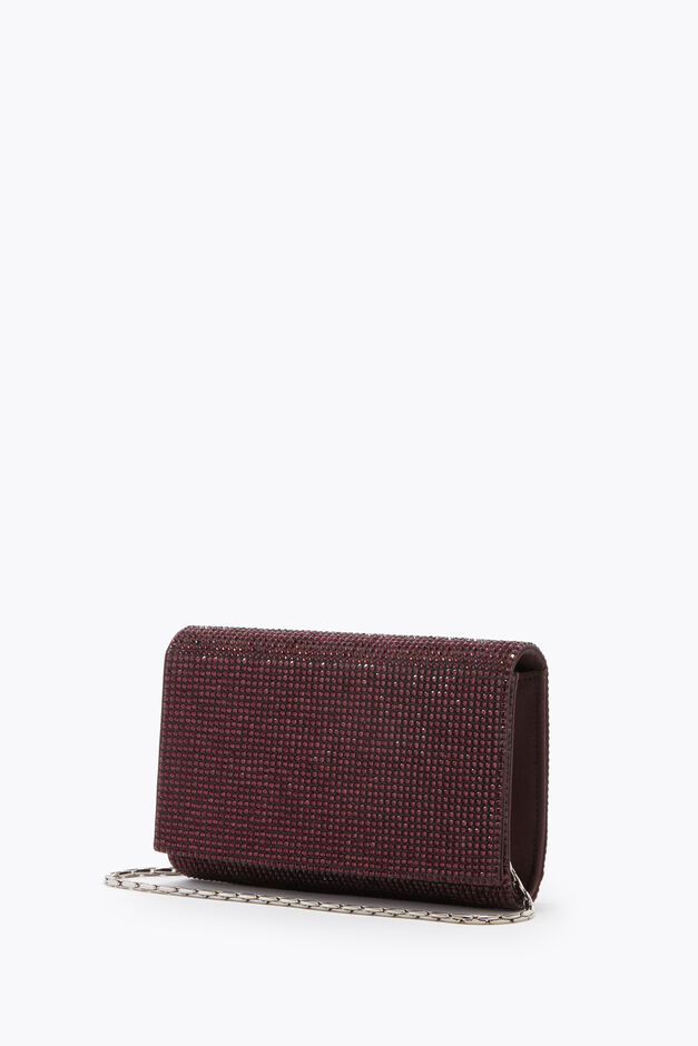BABY FONDANT CLUTCH WITH ALL-OVER CRYSTALS