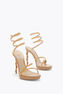 MARGOT HONEY PLATFORM SANDAL 120