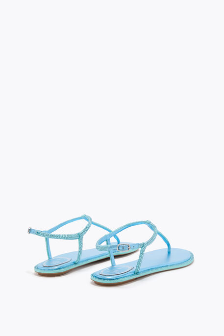DIANA SKY BLUE SANDAL WITH CRYSTALS 10