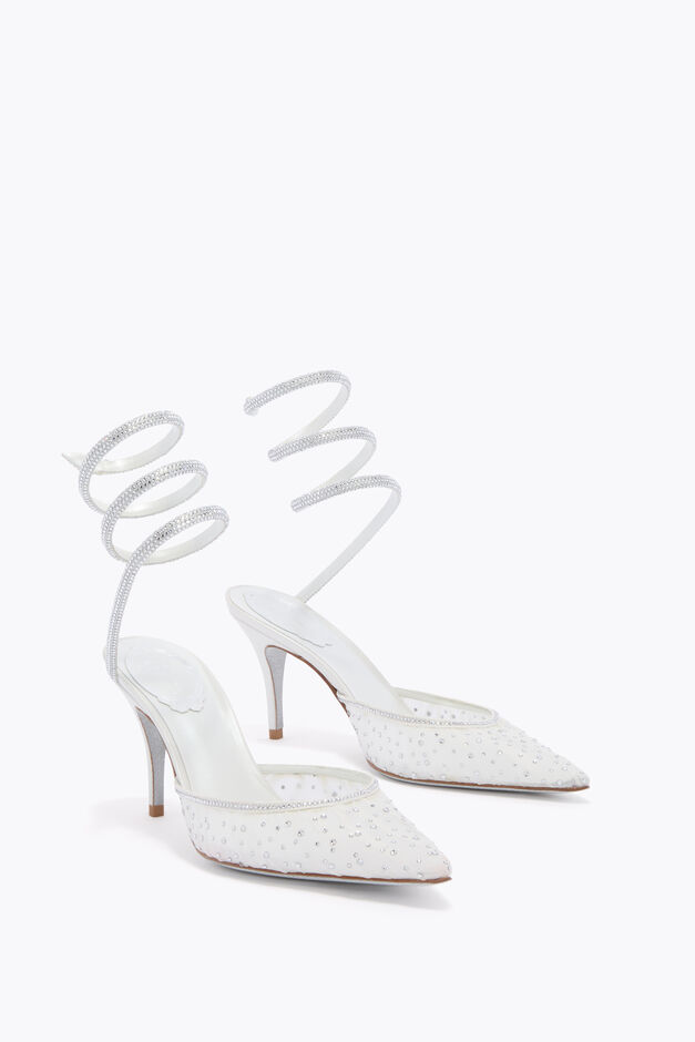 BELLE IVORY PUMP WITH SERPENT 80