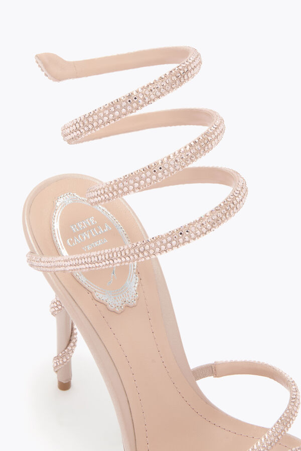 MARGOT NUDE PLATFORM SANDAL 120