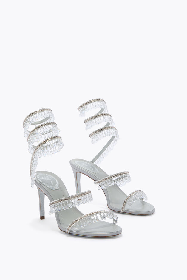 CHANDELIER SILVER SANDAL 80