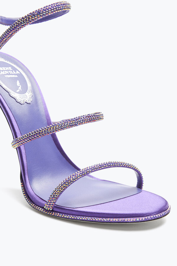 Cleo Purple Sandal With Crystals 105