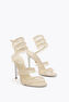 CHANDELIER CHAMPAGNE SANDAL 105