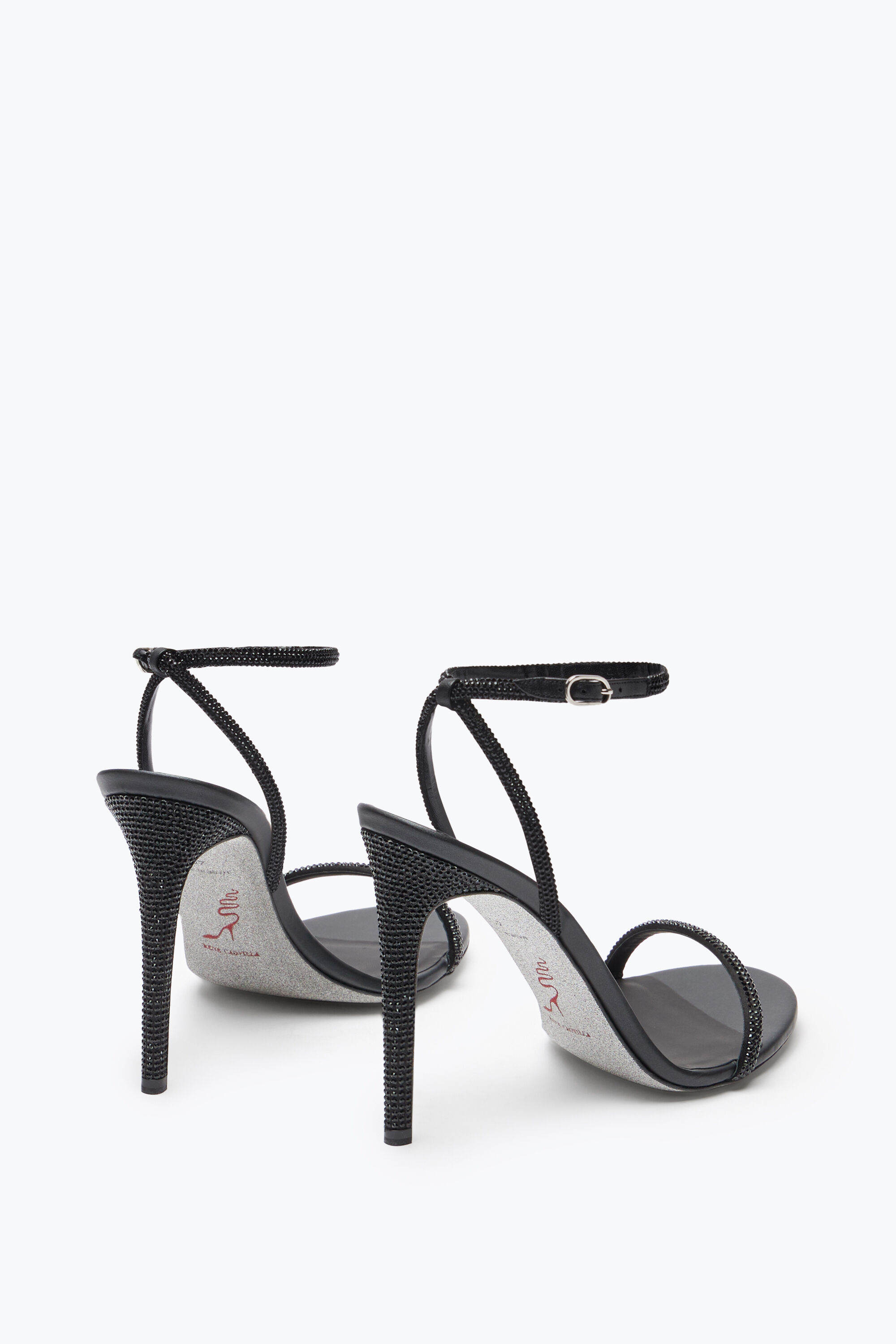 Jeweled Stiletto Heel Sandals Ellabrita | Rene Caovilla®