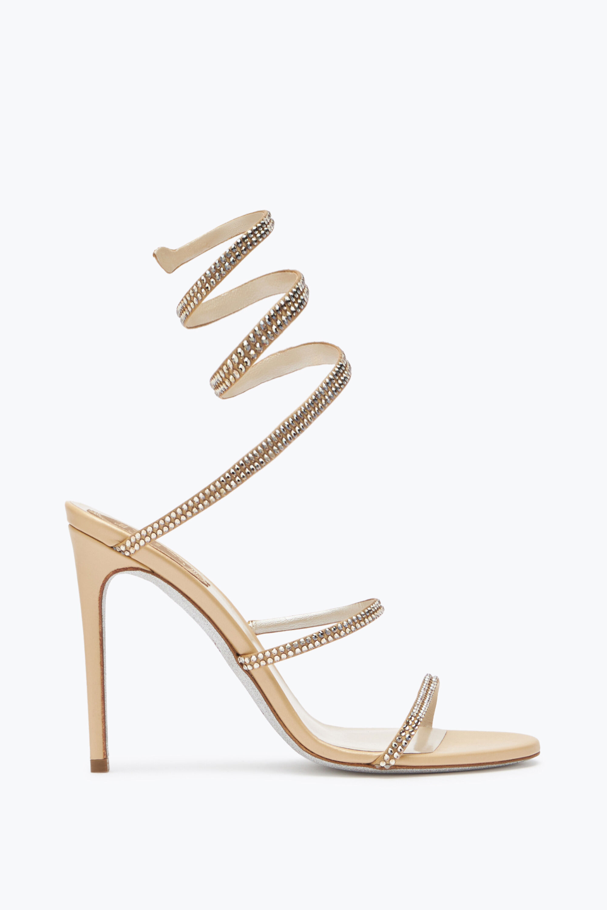 Jeweled Cleo Nude Sandal 105 | Rene Caovilla®