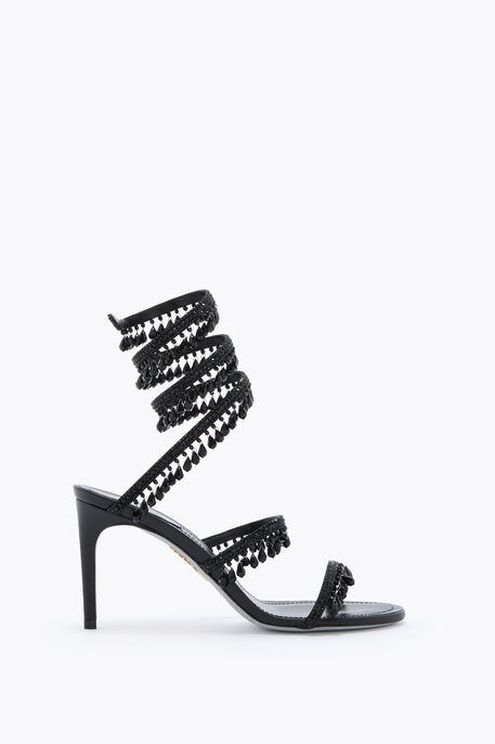 CHANDELIER BLACK SANDAL 80