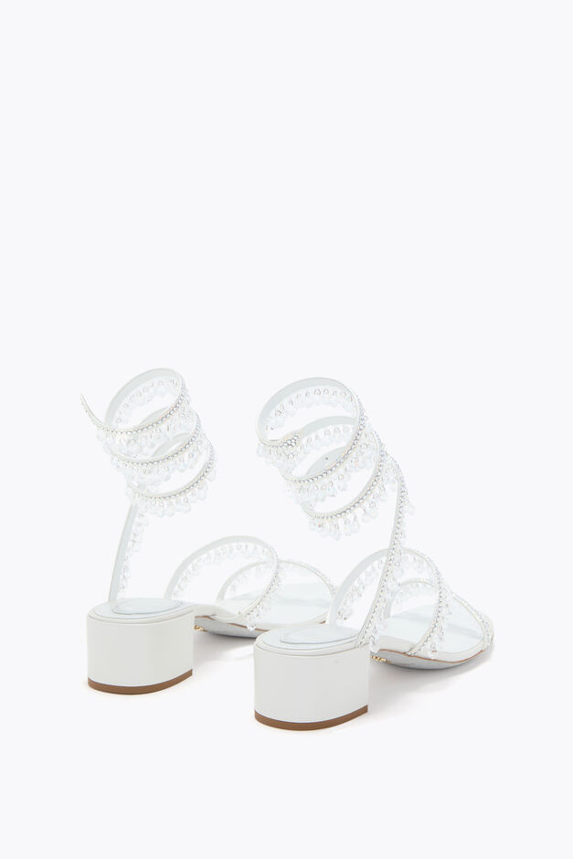 CHANDELIER WHITE SANDAL 40