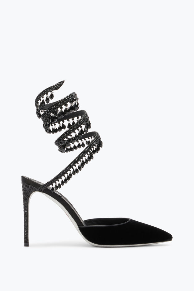 Black Pumps In Velvet Chandelier Black Pumps In Velvet Chandelier