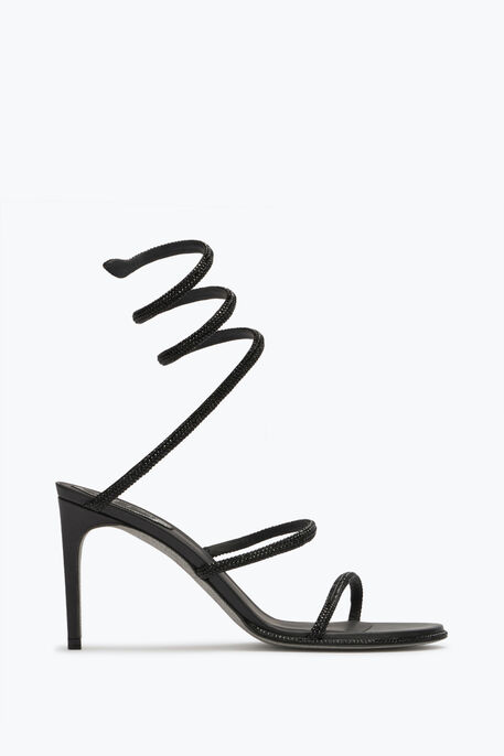 CLEO BLACK SANDAL 80