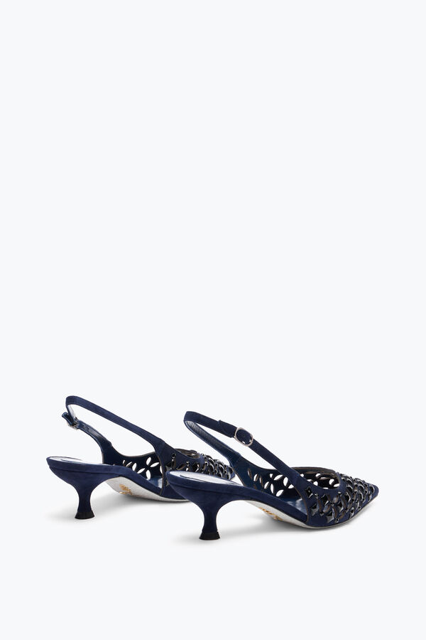 Trifora Midnight Blue Slingback 50