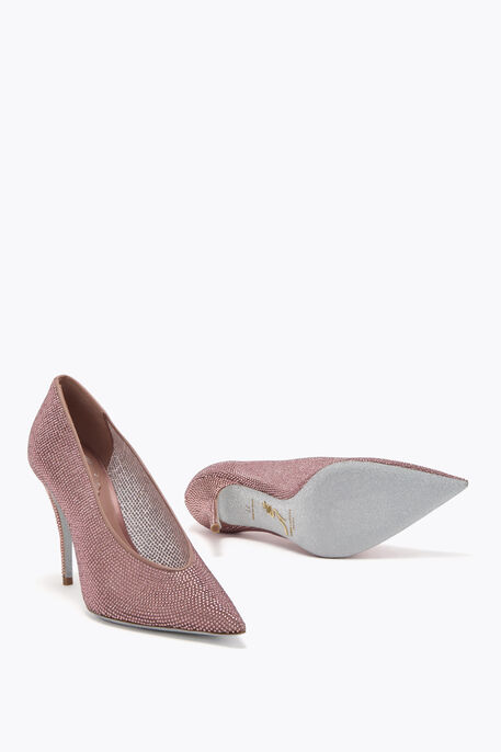 JINNY BLUSH PINK PUMP 100