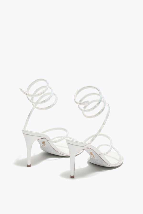 CLEO WHITE SANDAL 80