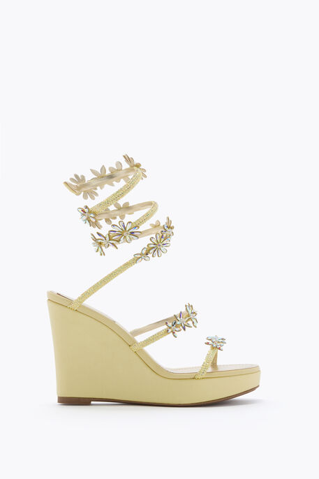 KASSIE YELLOW WEDGE SANDAL 105