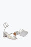 Silver-Coloured Jewel Sandals Cleo