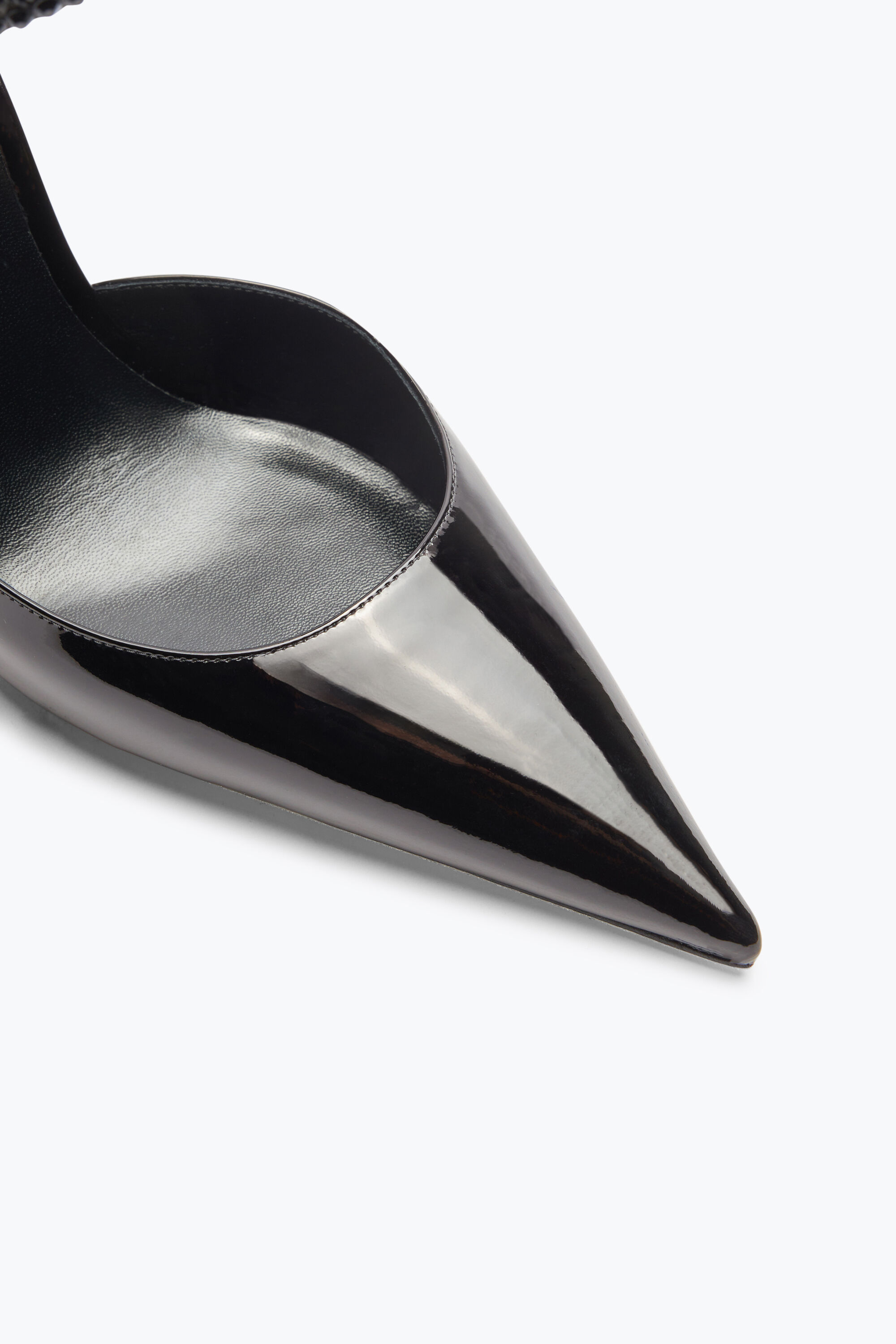 Jeweled Cleo Black Pump With Crystals 105 | Rene Caovilla®