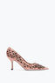 Trifora Pump In Antique Pink Suede 80