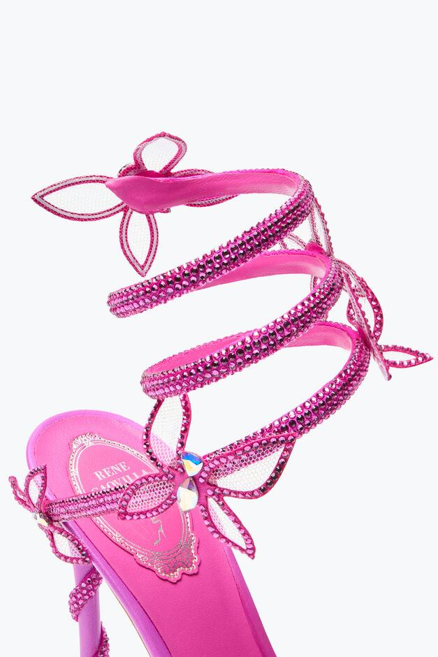 Margot Shocking Pink Butterfly Sandal 105