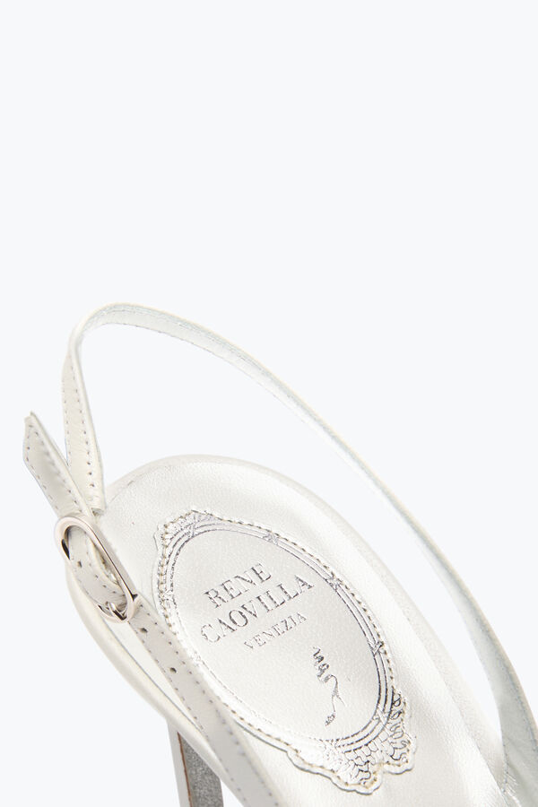BLOOM WHITE SLINGBACK 80